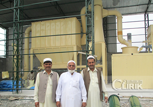 New Calcite Grinding Mill Customer in Pakistan